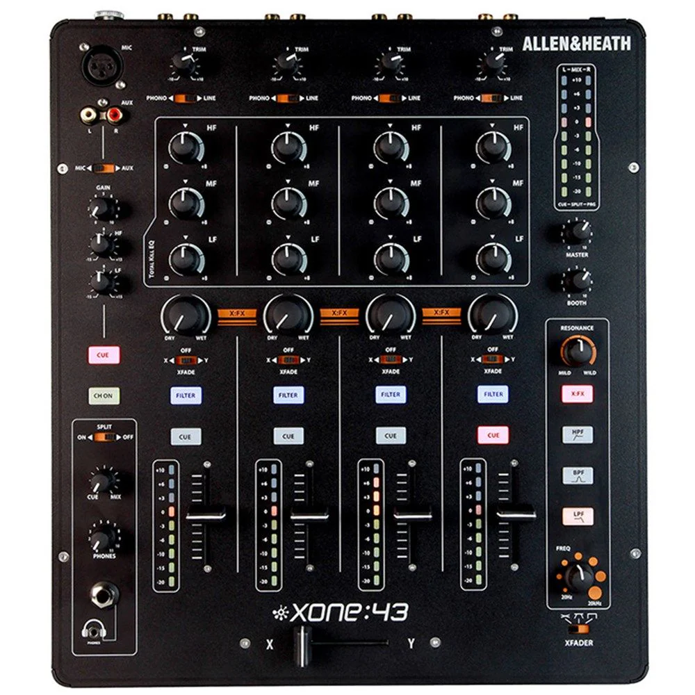 Allen & Heath Xone:43 Analogue 4 Channel DJ Mixer
