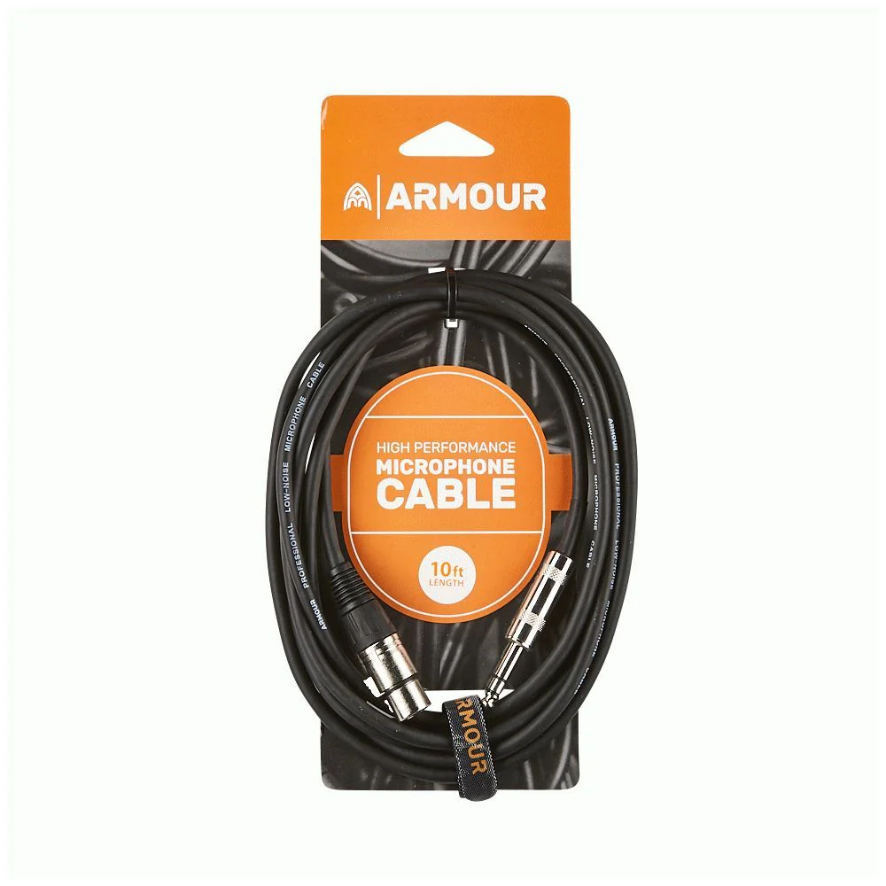 Armour CJP10 1/4" TRS to XLRF Cable (10ft)