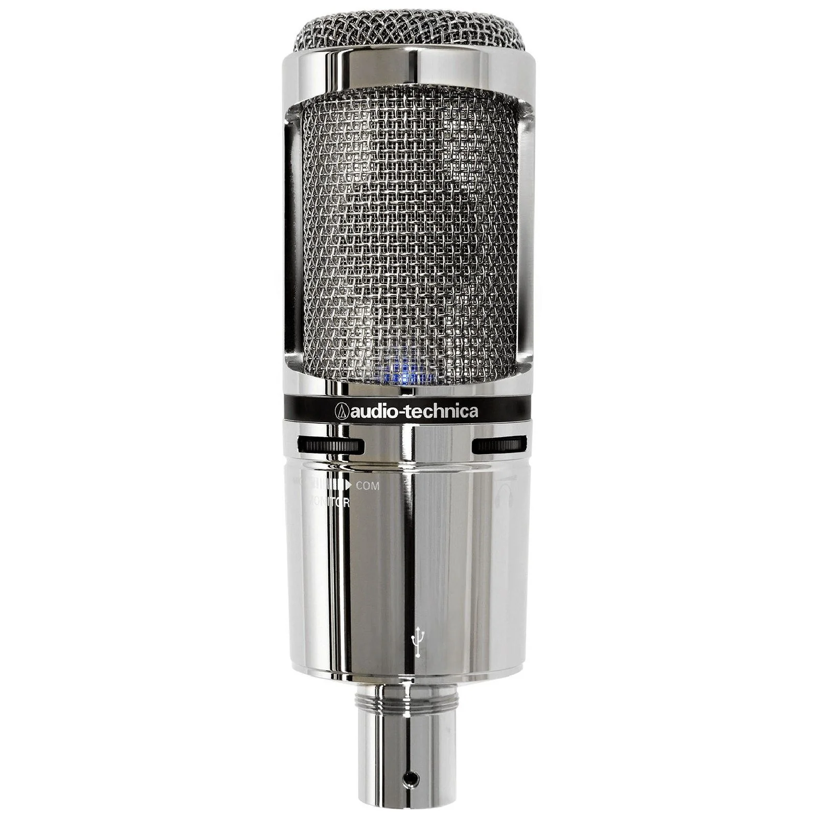 AudioTechnica AT2020USBV Cardioid Condenser USB Microphone with Shock Mount Li