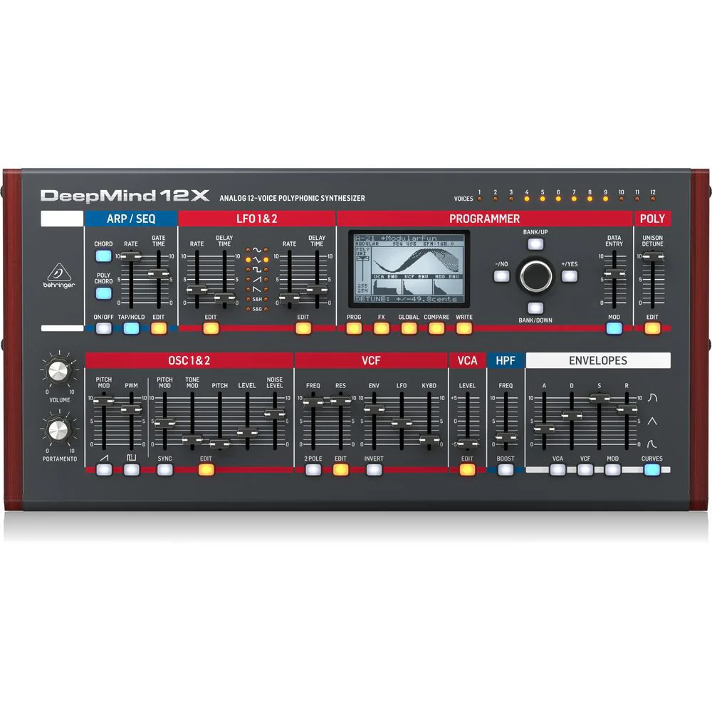 Behringer Deepmind 12X True Analog 12-Voice Polyphonic Desktop Synthesiser