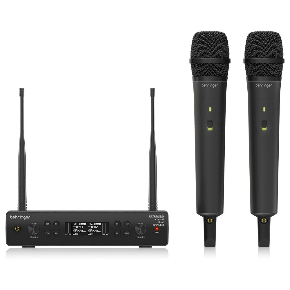 Behringer XTM1-35 Dual UHF Wireless Mic Kit (584-608MHz)