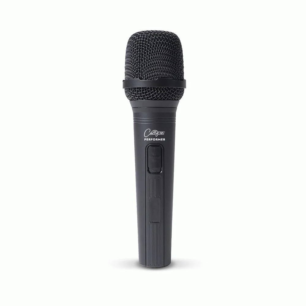Carry On Dynamic Microphone w/ XLR - 1/4" Jack Cable (Black)