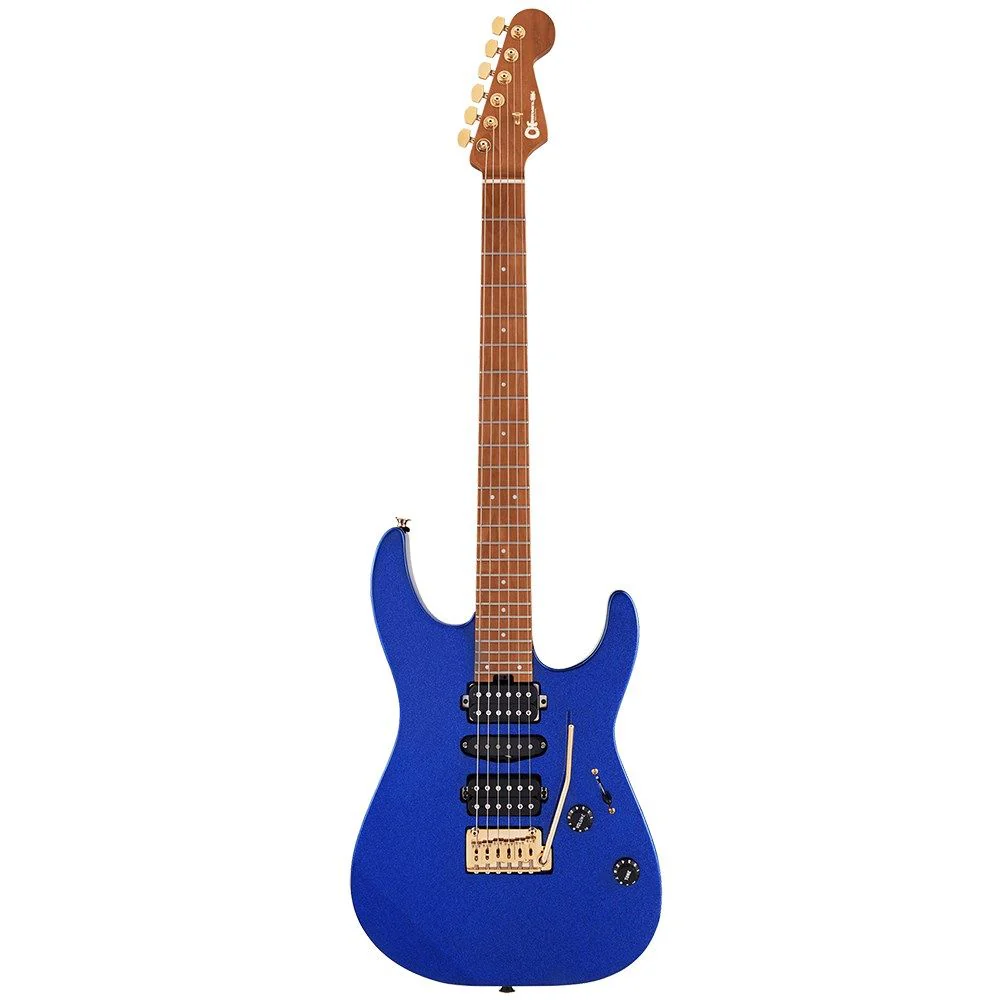 Charvel Pro-Mod DK24 HSH 2PT CM Caramelized Maple Fingerboard (Mystic Blue)
