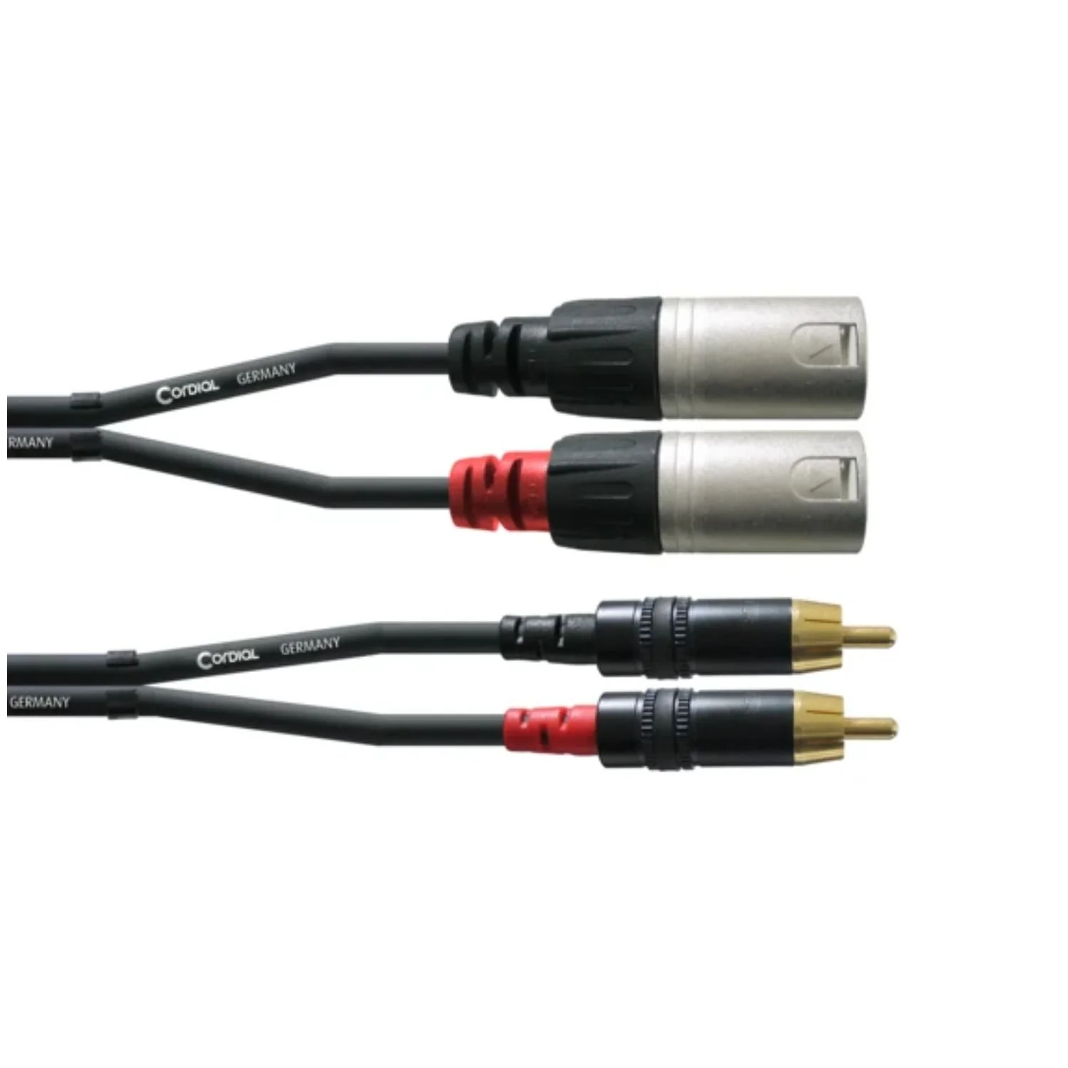 Cordial Essentials REAN 2x RCA Gold to 2x XLR Male (1.5m)