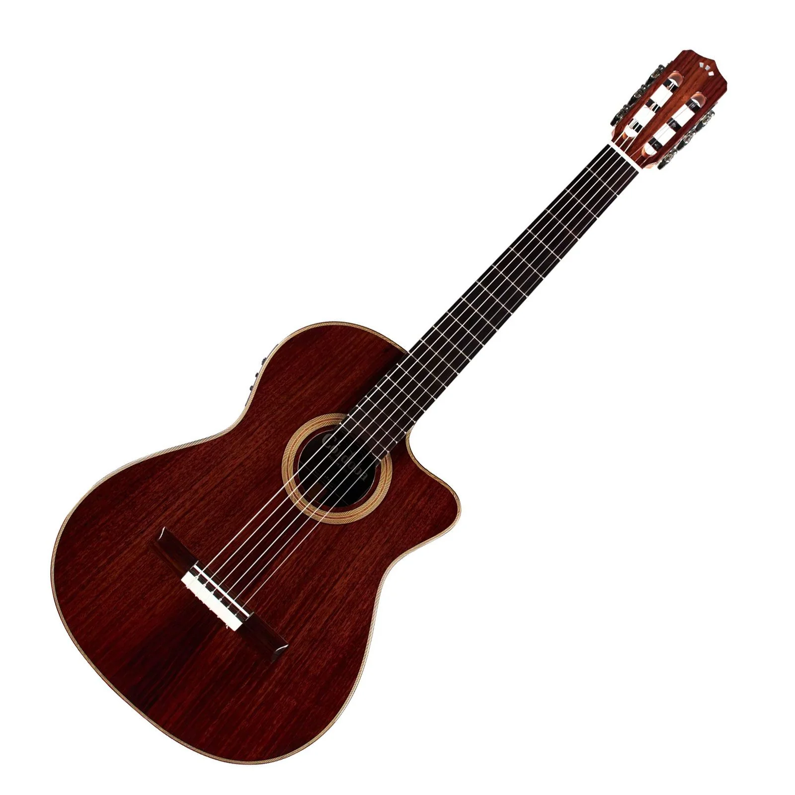 Cordoba Fusion 12 Rose II Acoustic Electric Nylon String Guitar w/ Cutaway