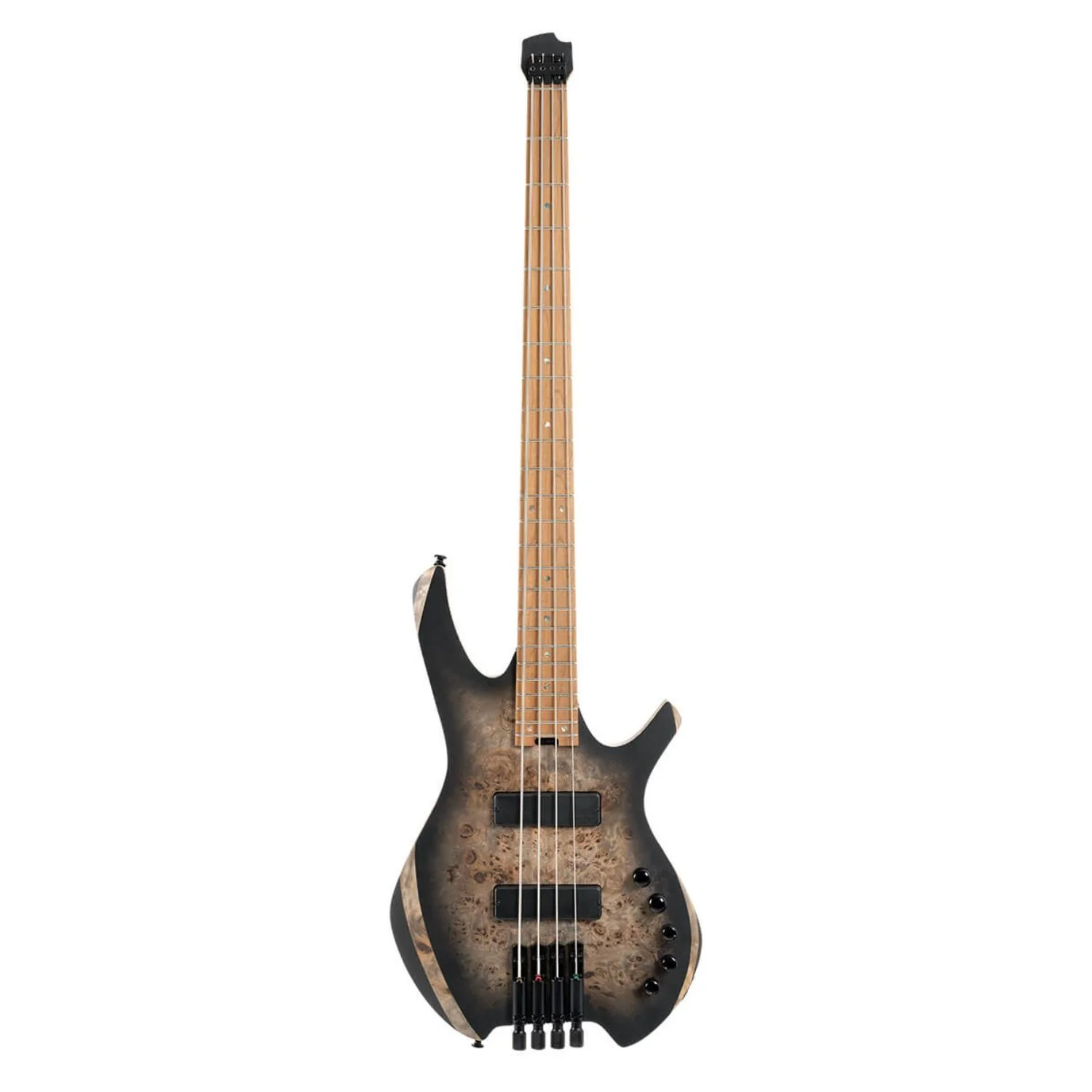 Cort Space 4 Headless 4-String Bass Guitar (Star Dust Black) inc Gig Bag