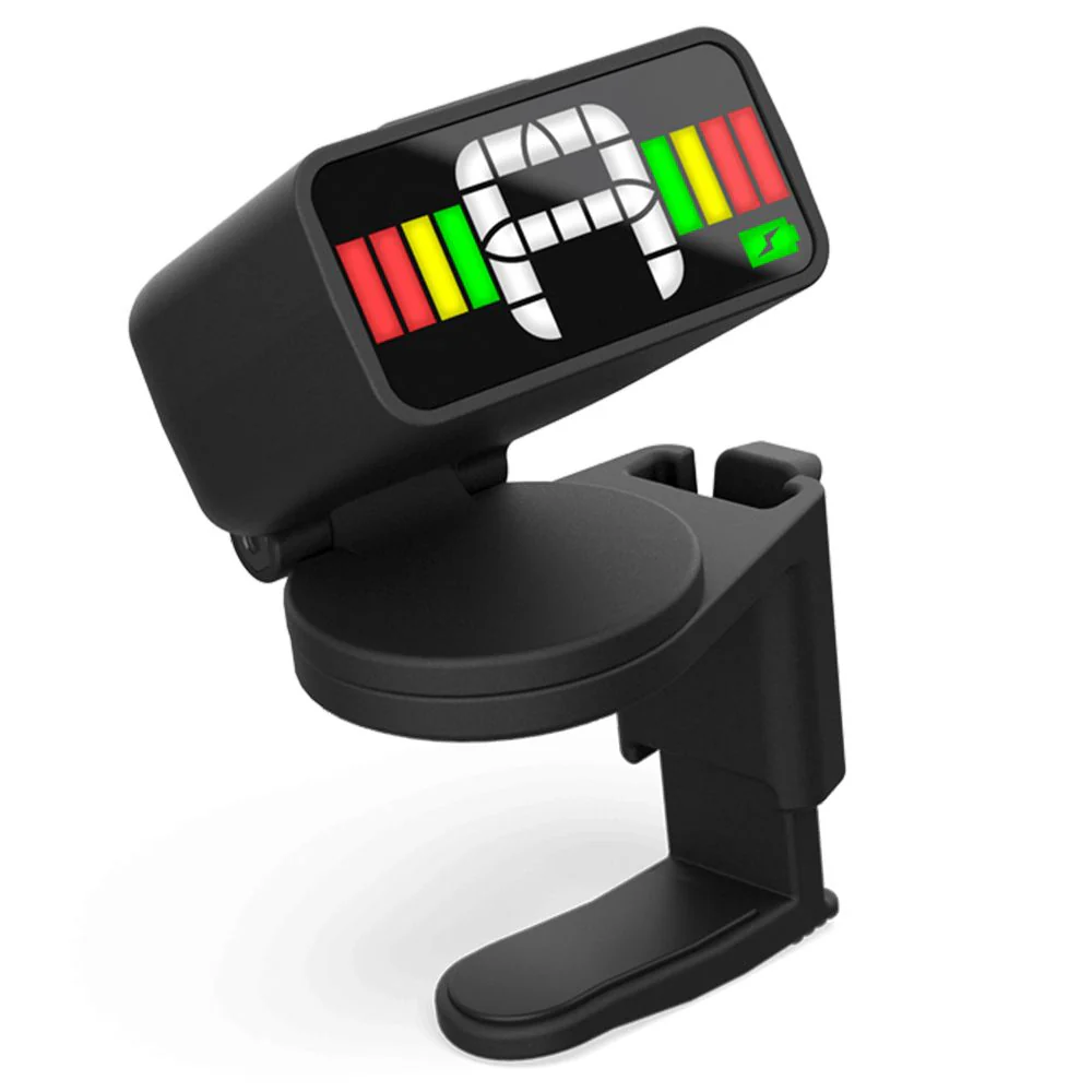 D'Addario Micro Rechargeable Headstock Tuner (Black)