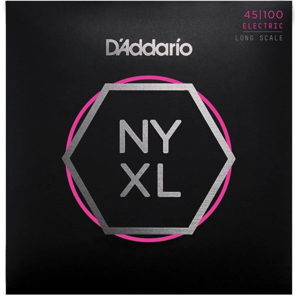 D'Addario NYXL45100 Nickel Wound Bass Guitar Strings - Light Long Scale (45-100)