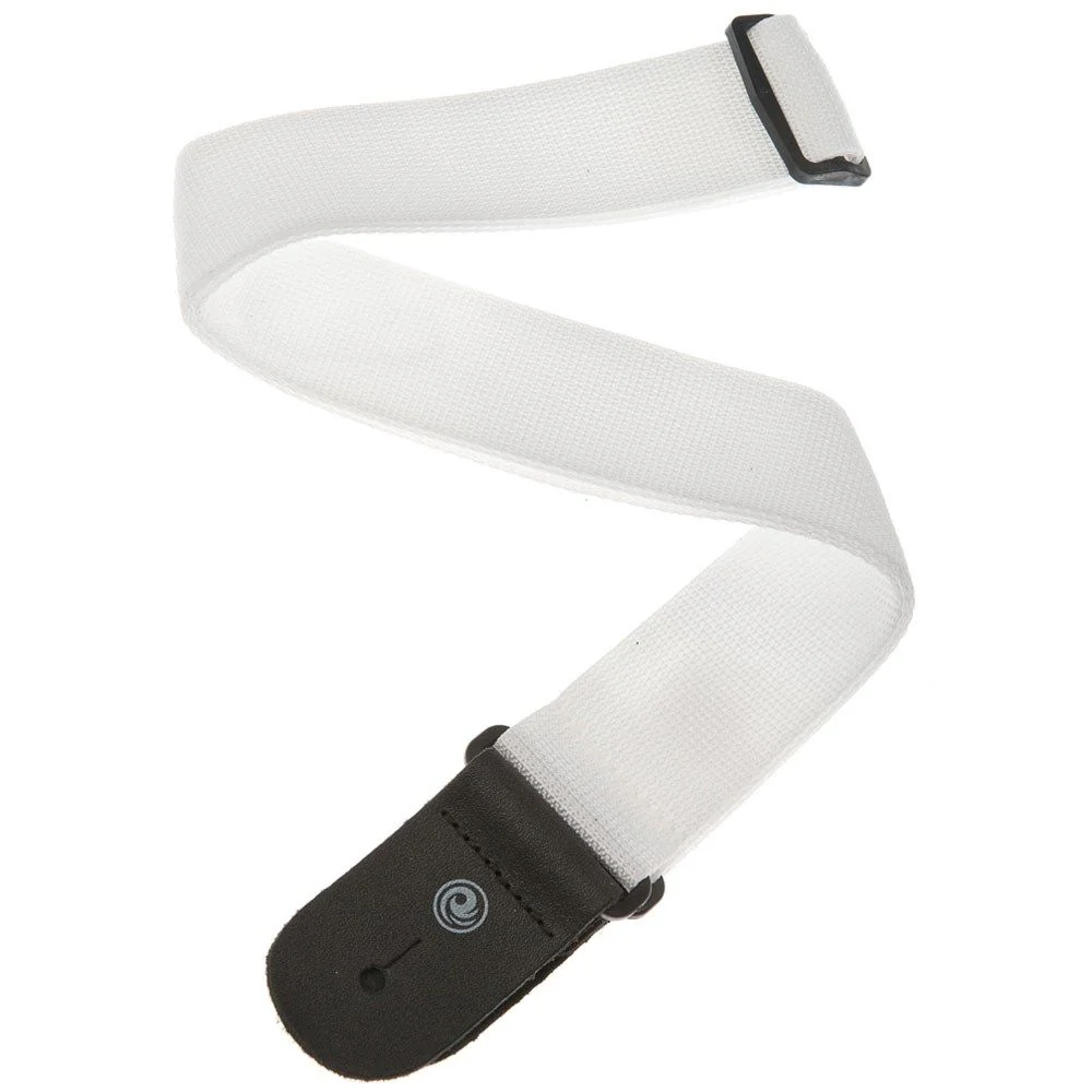 D'Addario Polypropylene Guitar Strap (White)
