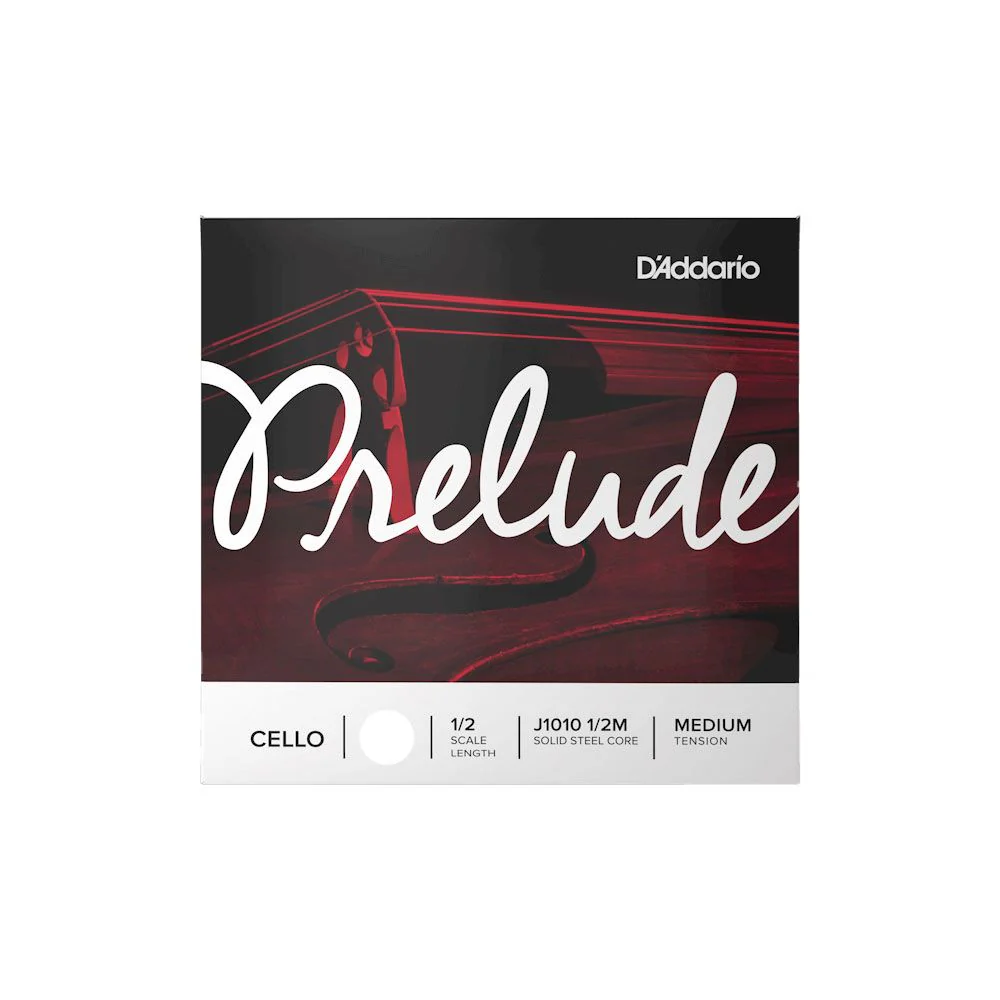 D'Addario Prelude Cello Single G String 1/2 Scale (Medium Tension)