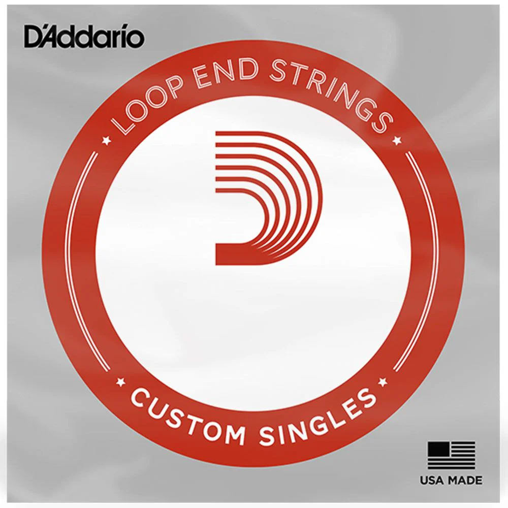 D'Addario Single Plain Steel Loop End (.11)