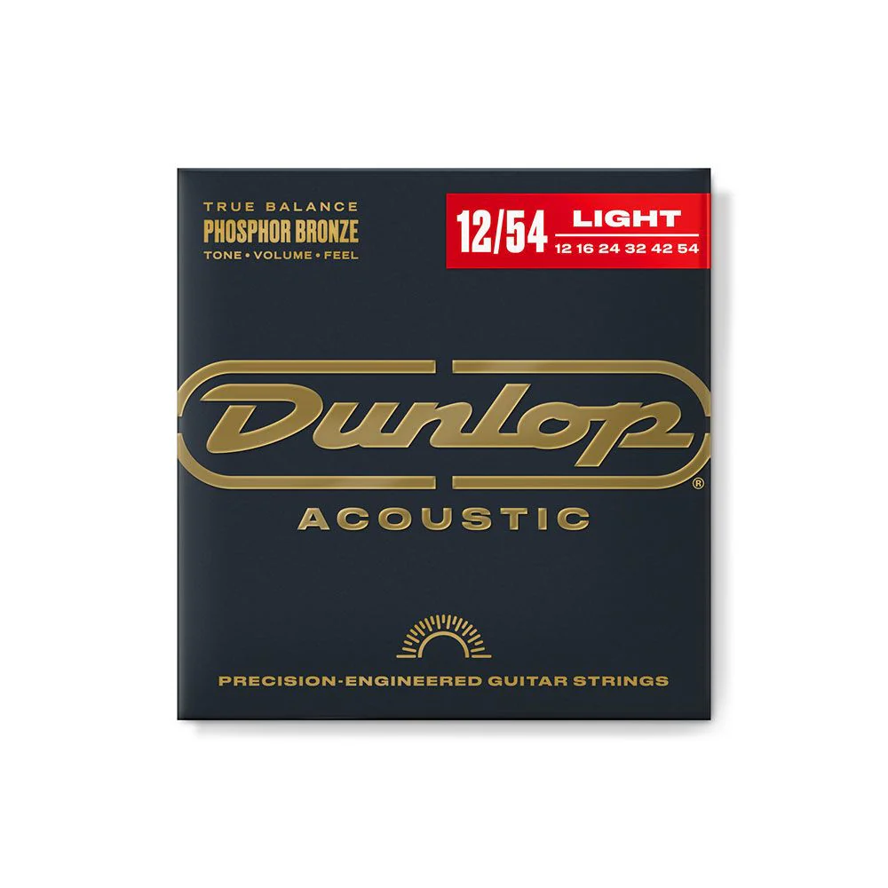 Dunlop DAP1254 Phosphor Bronze Guitar Strings (12-54 )