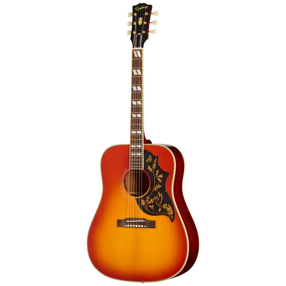 Epiphone 1960 Hummingbird Reissue (Heritage Cherry Sunburst) inc Hard Case