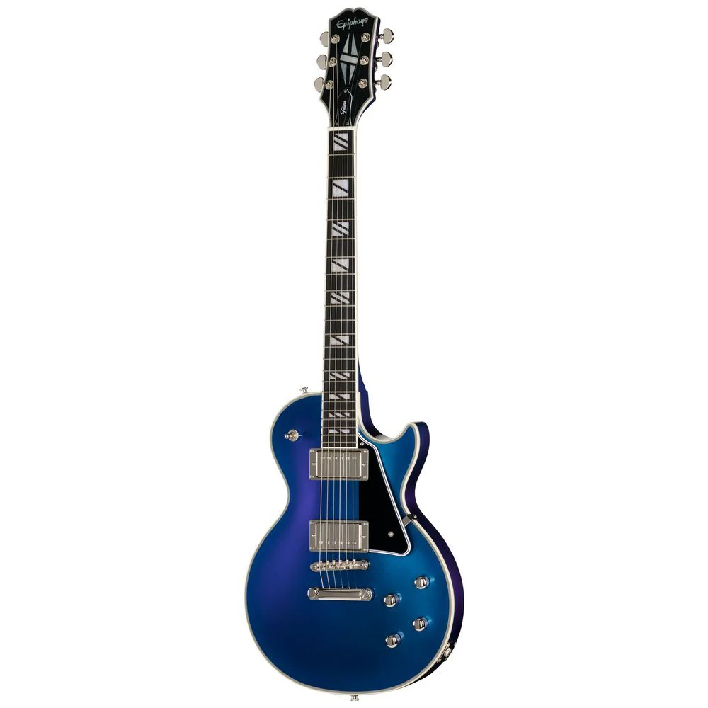 Epiphone Futura Les Paul Custom Electric Guitar (Twilight Shift) inc Gig Bag