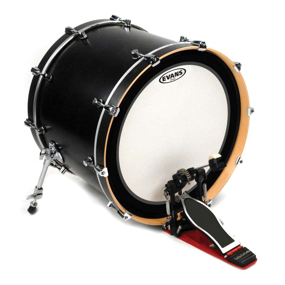 Evans EMAD Coated White Bass Drum Head 24"