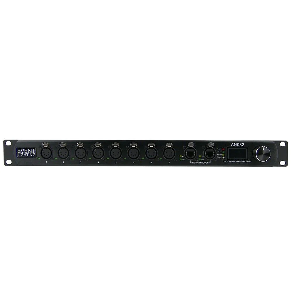 Event Lighting AN082 8 Universe Rack Mount Art-Net Node