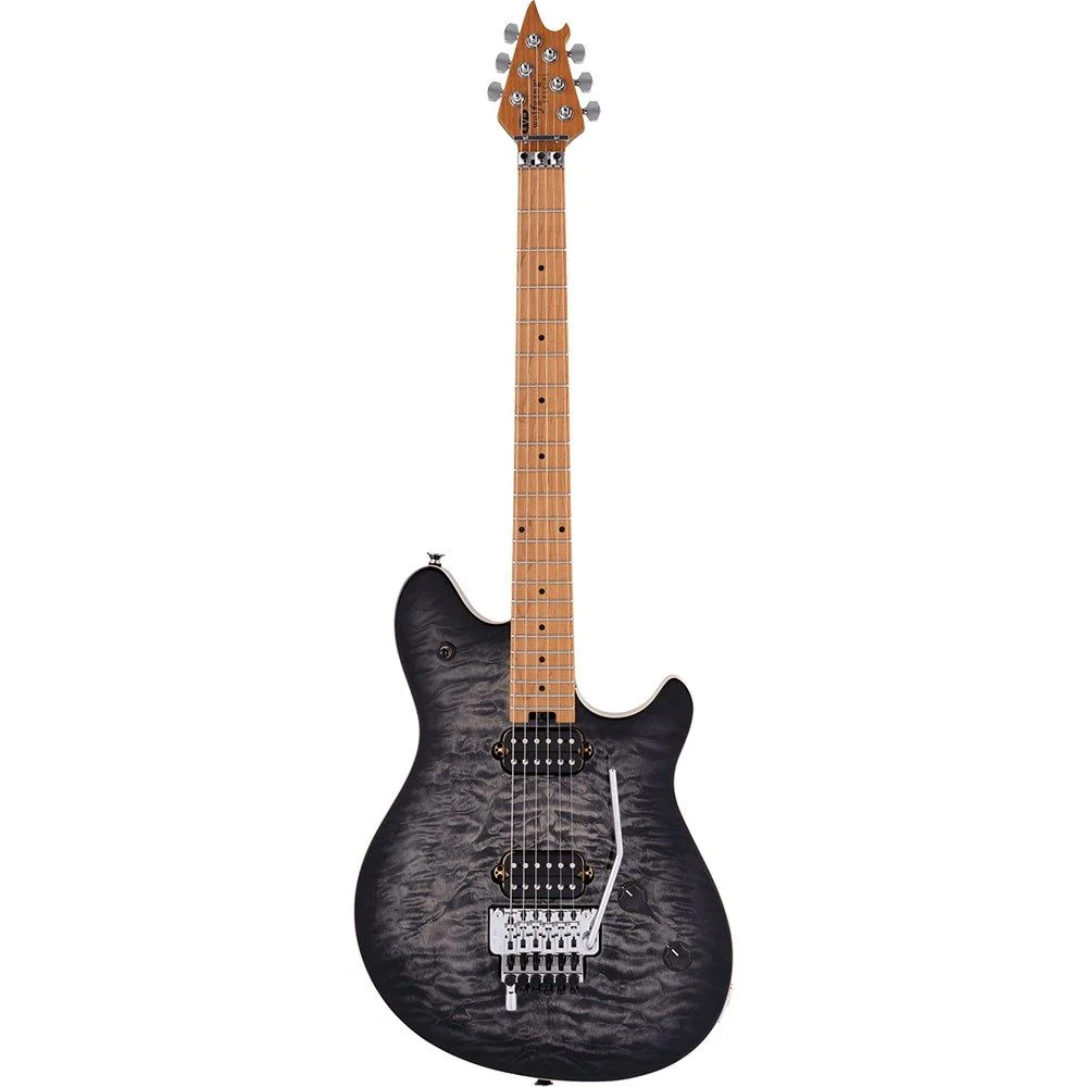 EVH Wolfgang Special QM Baked Maple Fingerboard (Charcoal Burst)