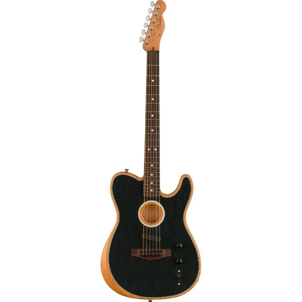 Fender Acoustasonic Player Telecaster Rosewood FB (Brushed Black) inc Gig Bag
