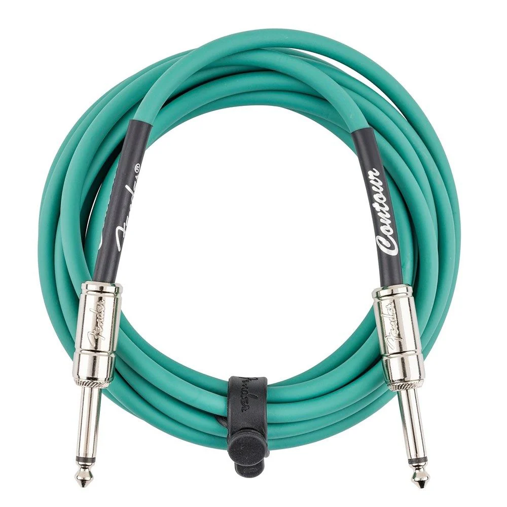 Fender Contour 10' Cable (Sherwood Green)