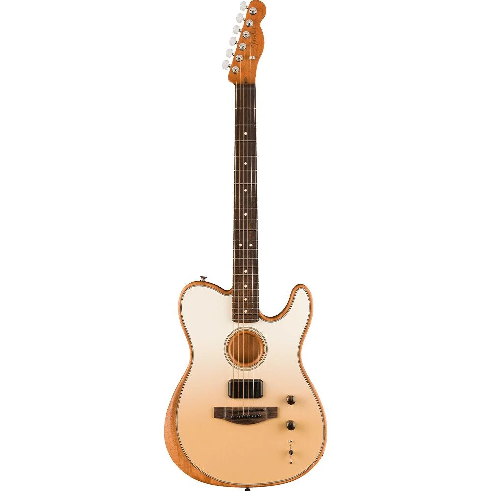 Fender Finneas Signature Acoustasonic Player Telecaster (Cappuccino Fade) inc Gig Bag
