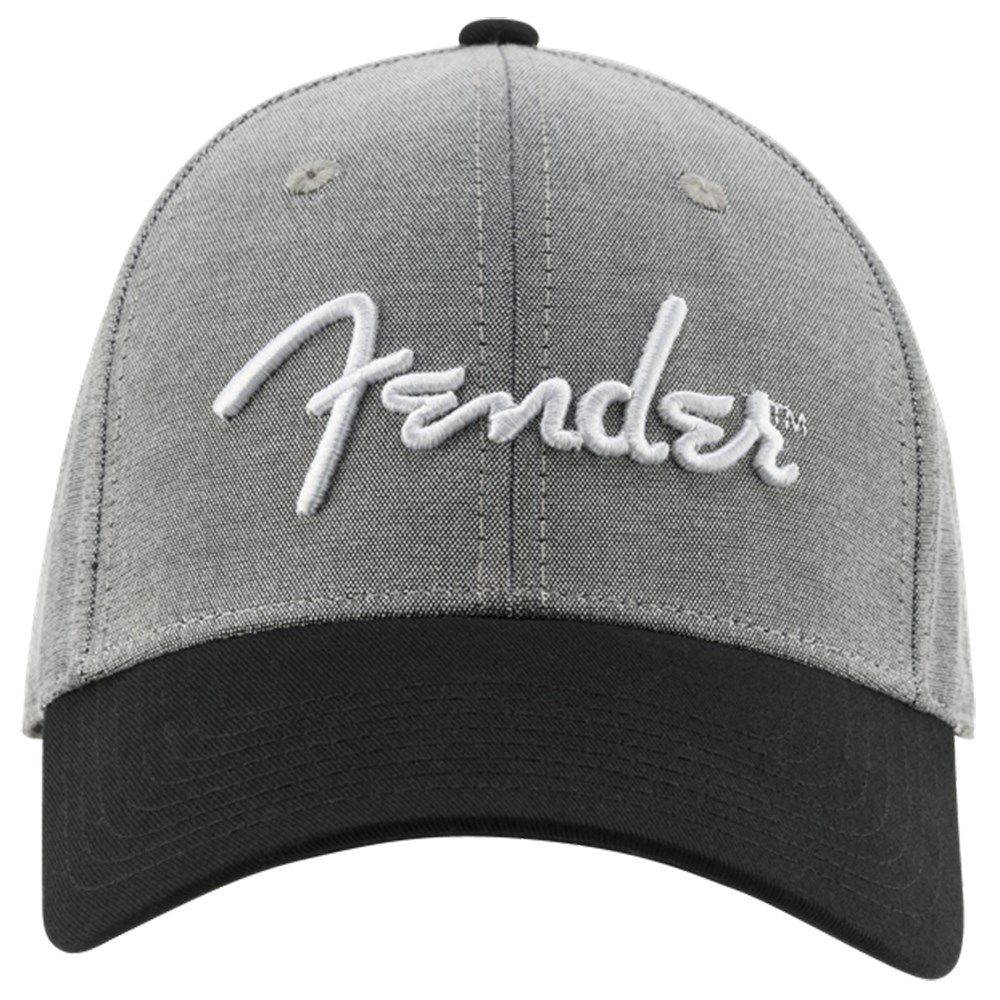 Fender Hipster Dad Hat (Gray & Black) One Size Fits Most
