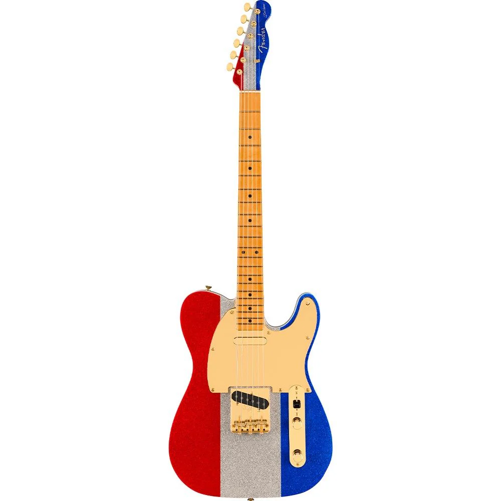 Fender Limited Edition Buck Owens Telecaster (Red Silver & Blue Sparkle)