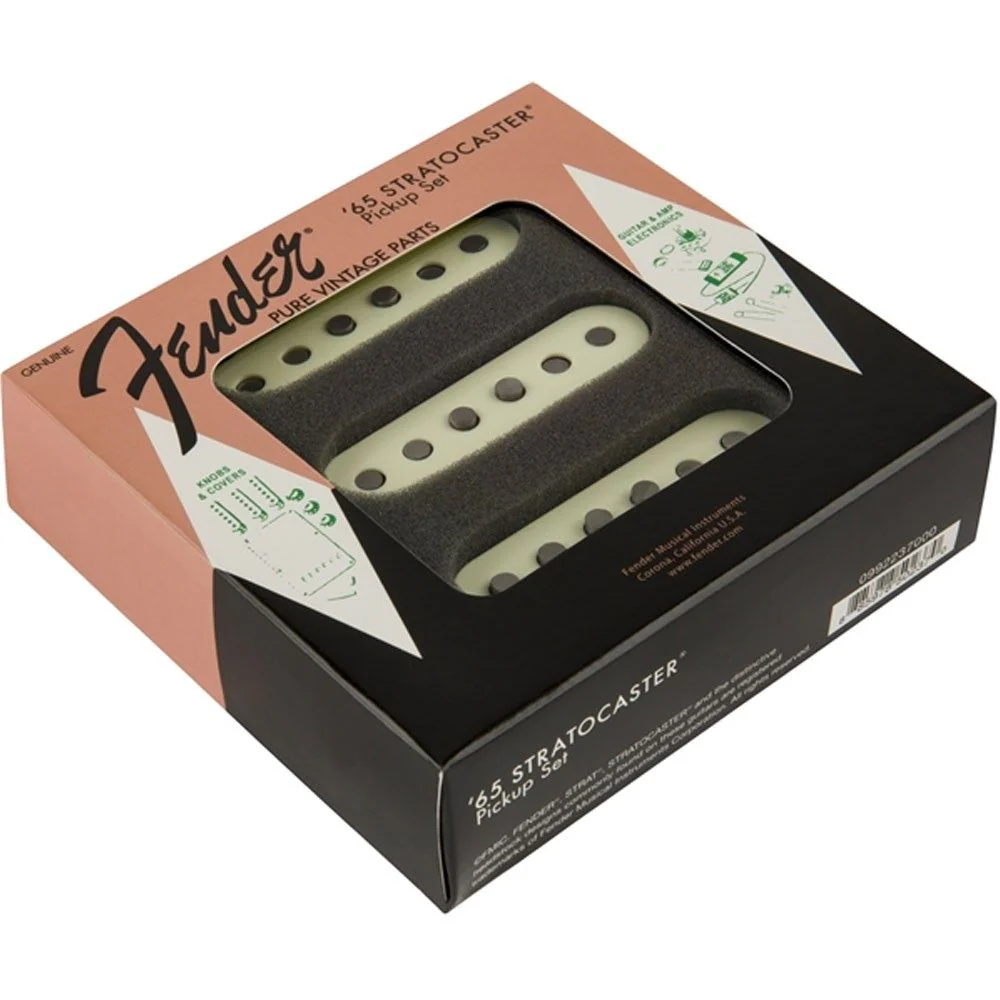 Fender Pure Vintage '65 Strat Pickups - Set of 3 (Vintage White)