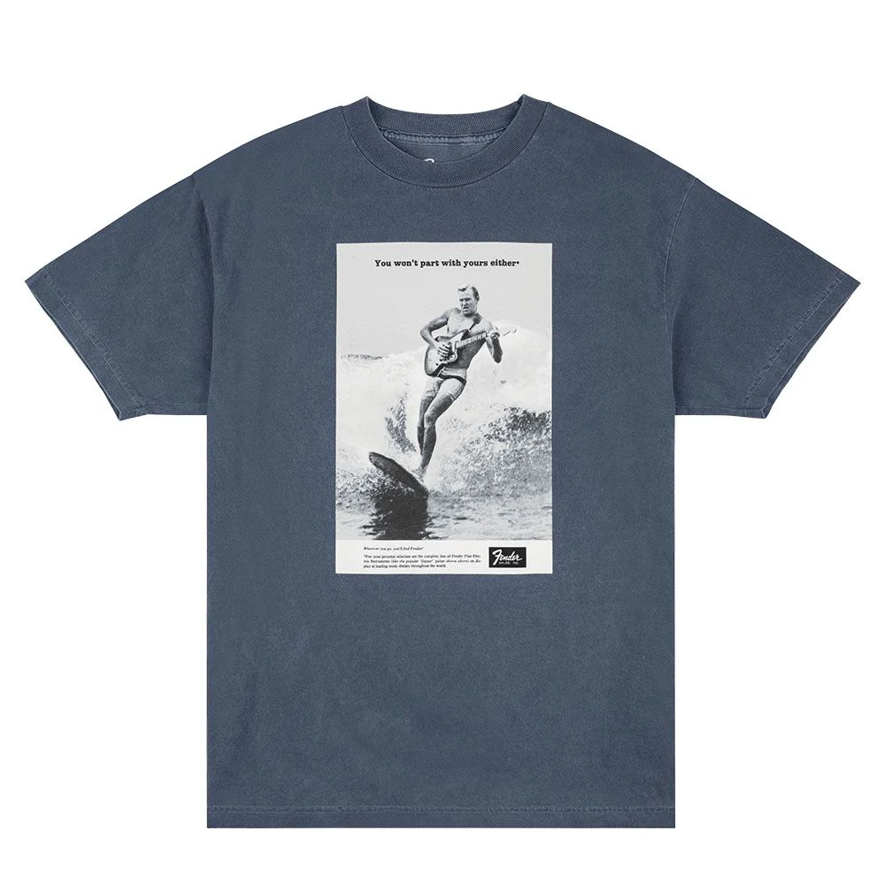 Fender Vintage Ad Surfer Tee (Ocean) XL