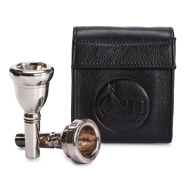 Gard Double Trumpet/Trombone Square-Shaped Mouthpiece Pouch - Leather Black