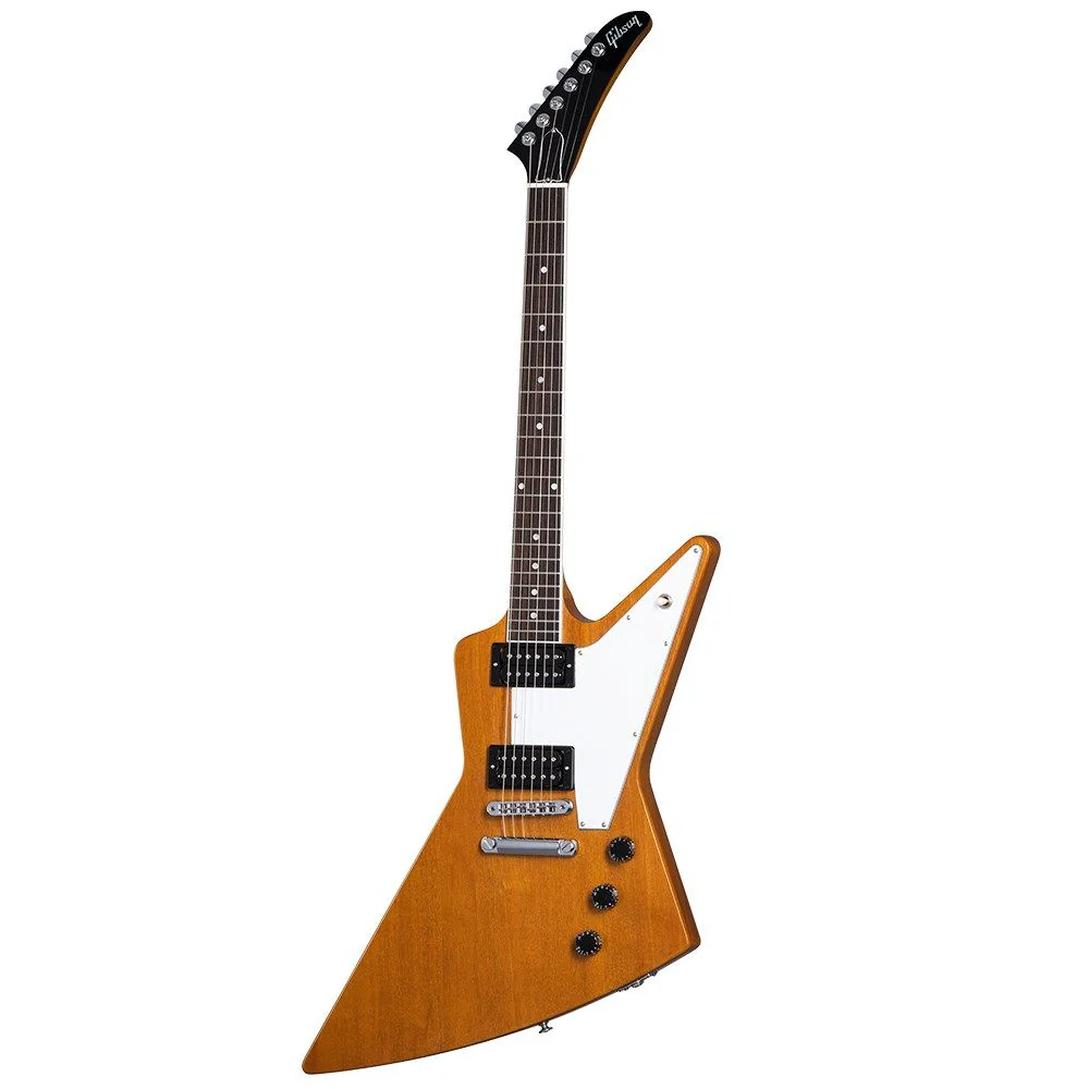 Gibson '70s Explorer (Antique Natural) inc Hard Shell Case
