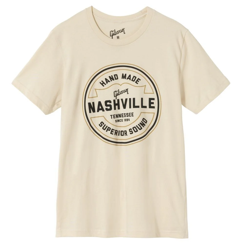 Gibson Handmade in Nashville Tee (Cream) Medium