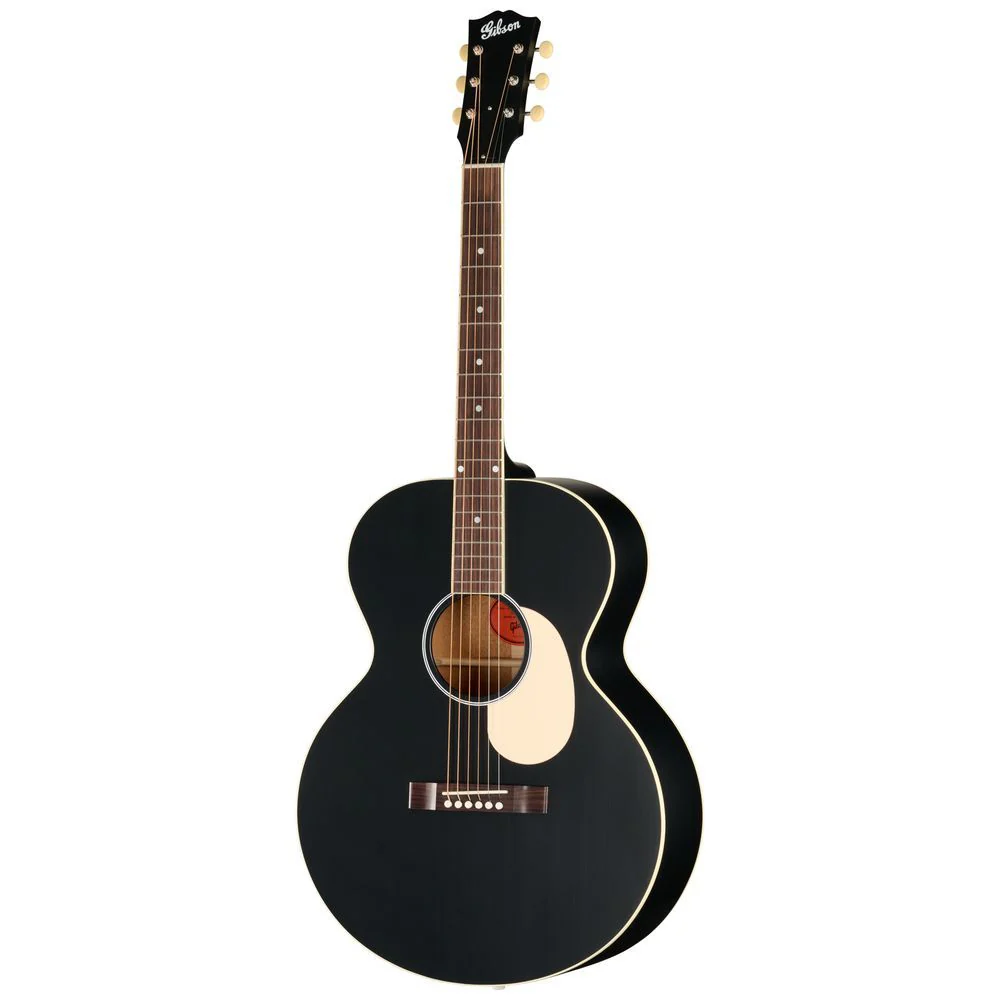 Gibson J-185 Century 12-Fret Acoustic Guitar (Ebony) inc Hard Case