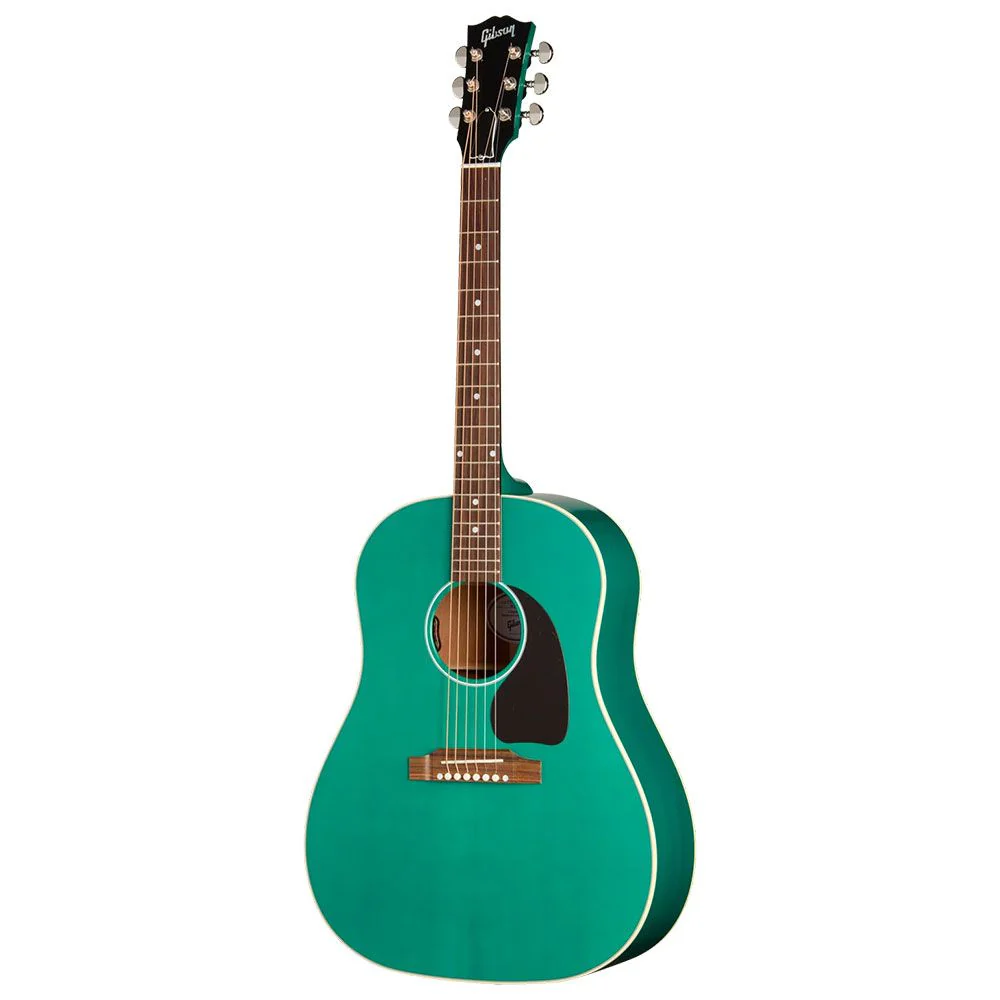 Gibson J45 Standard (Translucent Teal) w/ Pickup inc Hard Case