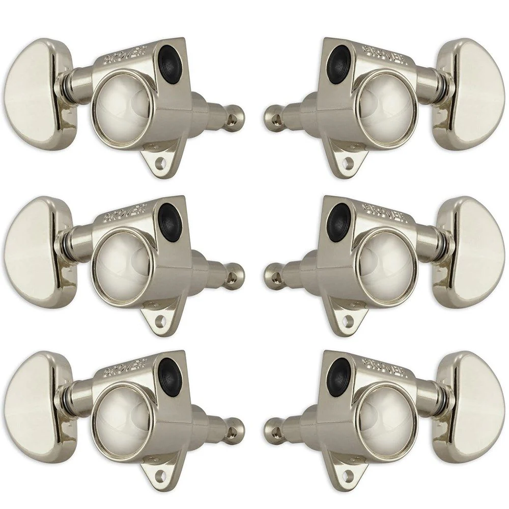 Grover 102-18N Original Rotomatic Tuning Keys w/ 18:1 Gear Ratio (6) (Nickel)