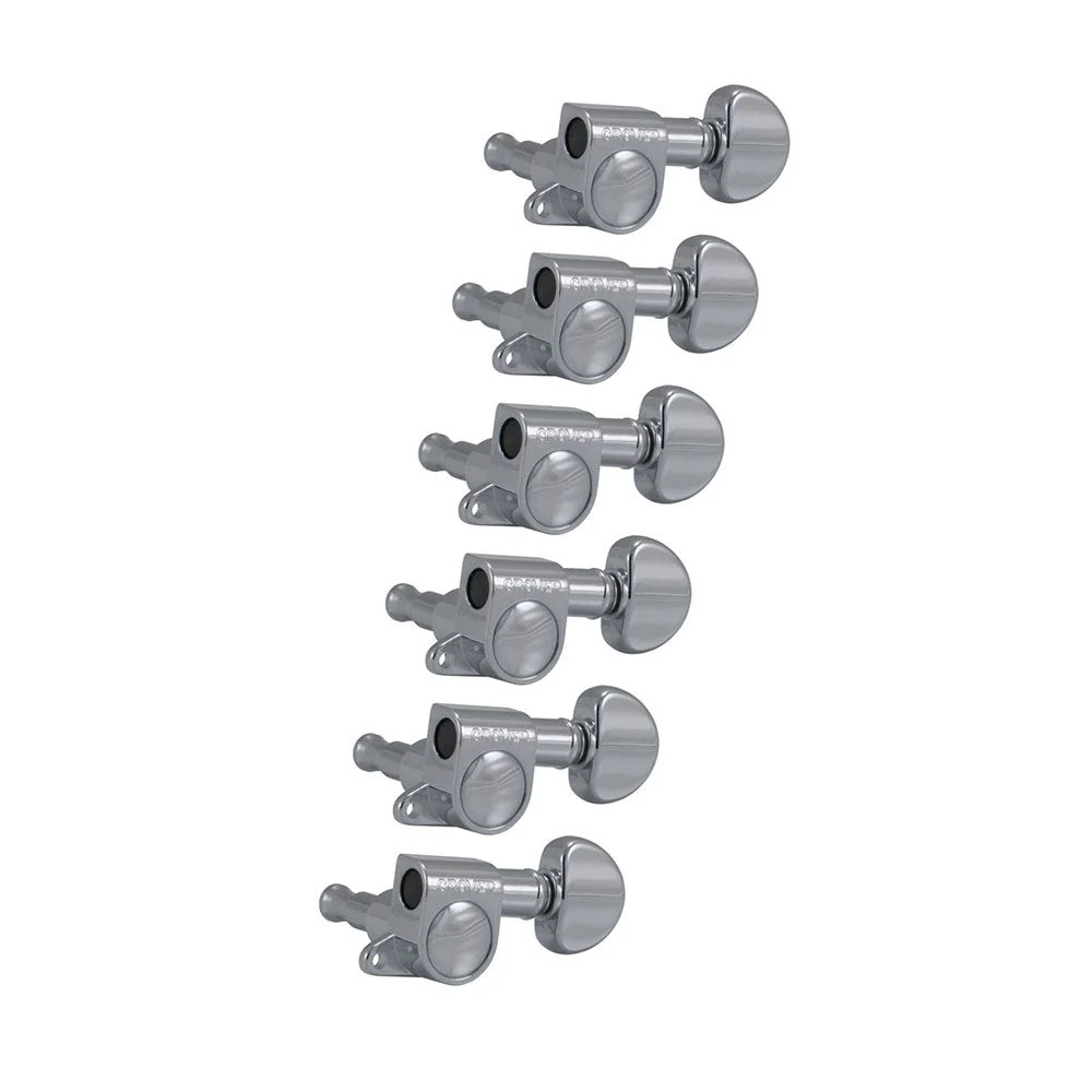 Grover 205 Series 6x Mini Rotomatic Tuning Keys w/ 14:1 Gear Ratio (Chrome)
