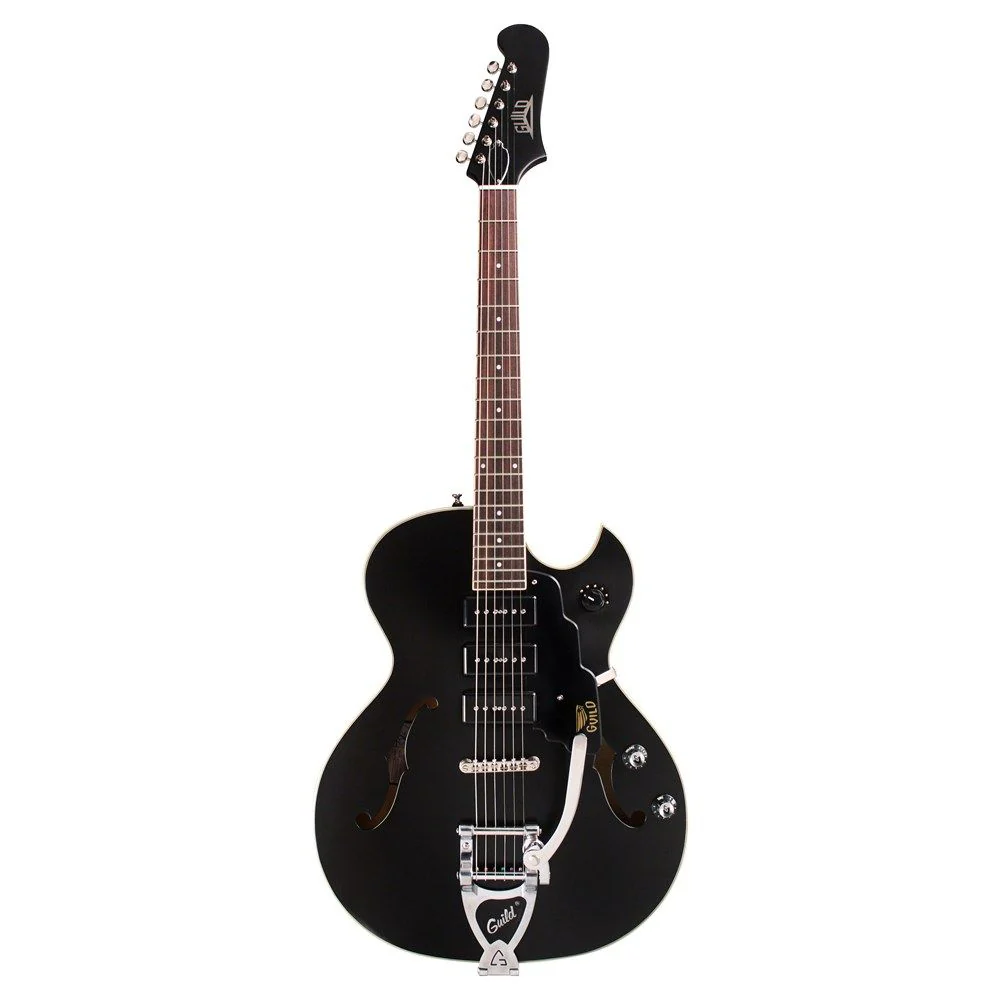 Guild Starfire I Jet 90 Hollowbody Electric Guitar (Satin Black)
