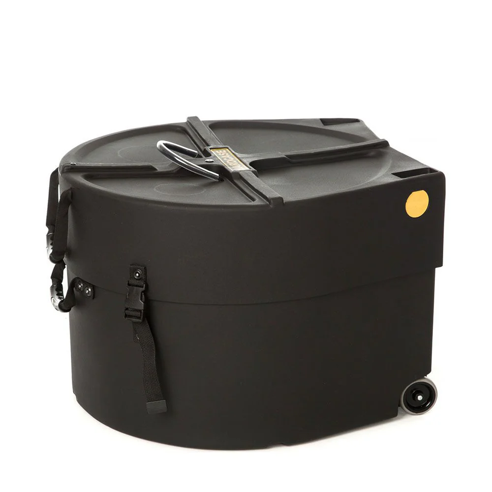 Hardcase Tenors 20" x 14" Pipe Band Drum Case (Black)
