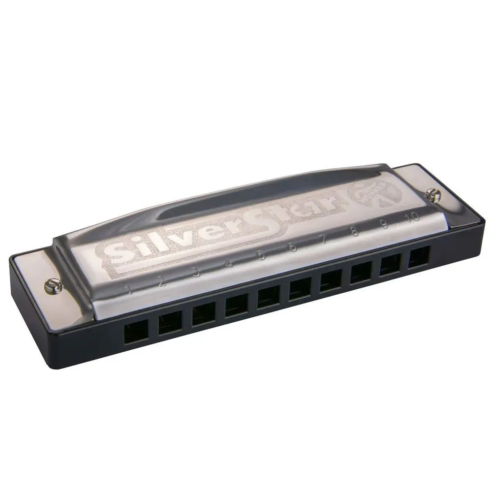 Hohner Silver Star Diatonic Harmonica in key D
