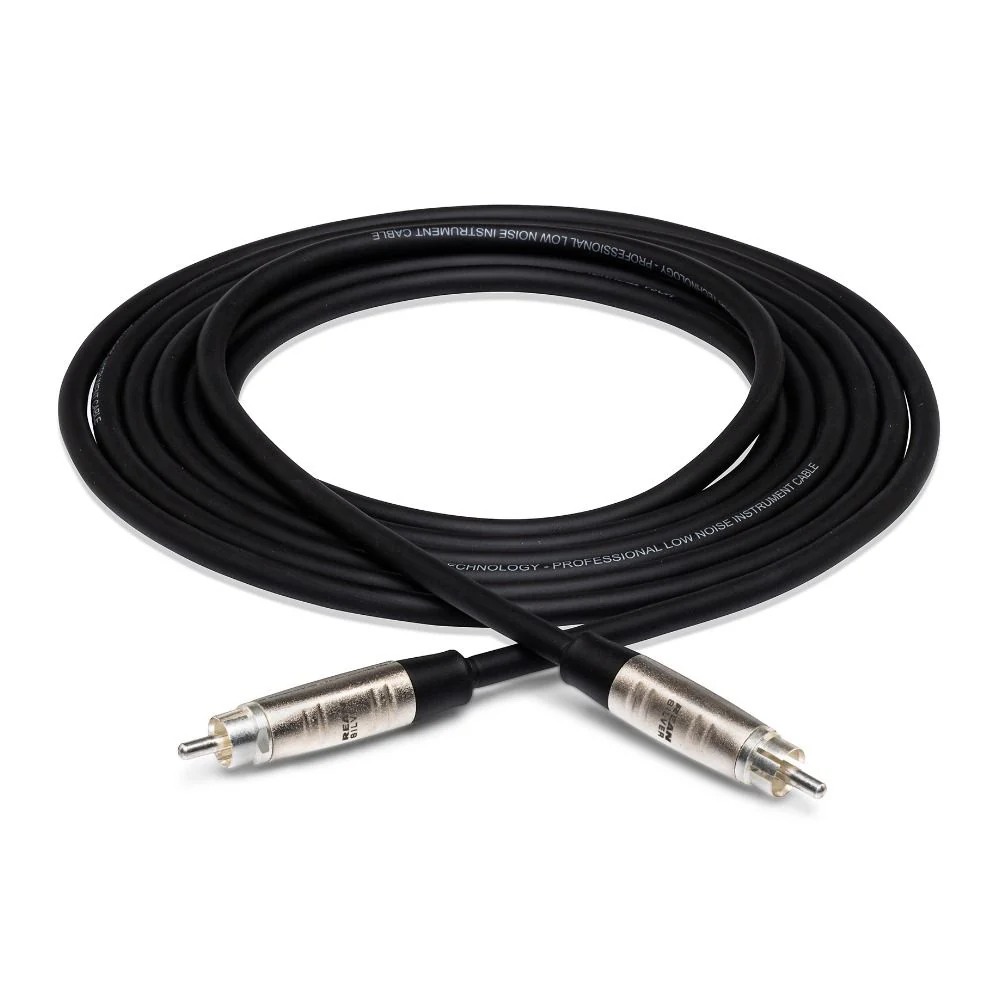 Hosa HRR050 Pro Unbalanced Interconnect REAN RCA to Same (50 ft)