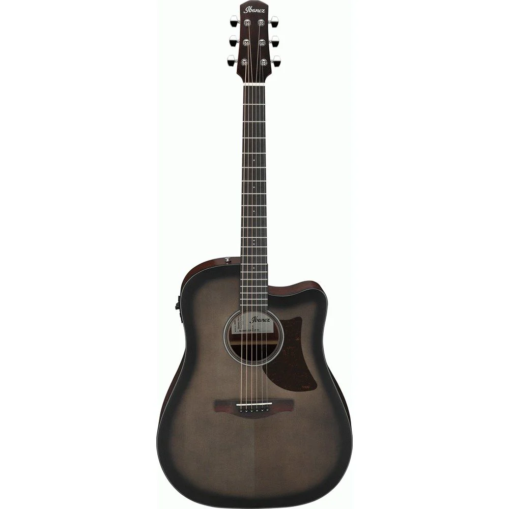 Ibanez AAD50CETCB Advanced Acoustic Guitar (Transparent Charcoal Burst Low Gloss)