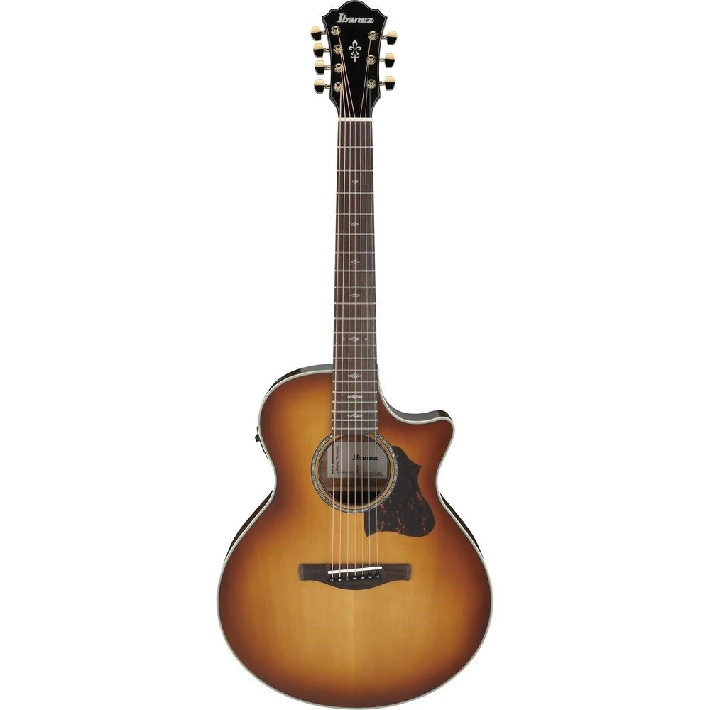 Ibanez AE3007FMH 7-String Acoustic Guitar (Tobacco Edge Burst)