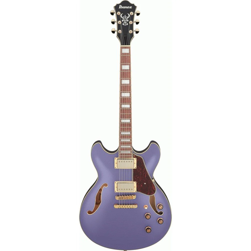 Ibanez AS73GMPF Artcore Semi-Hollow Electric Guitar (Metallic Purple Flat)