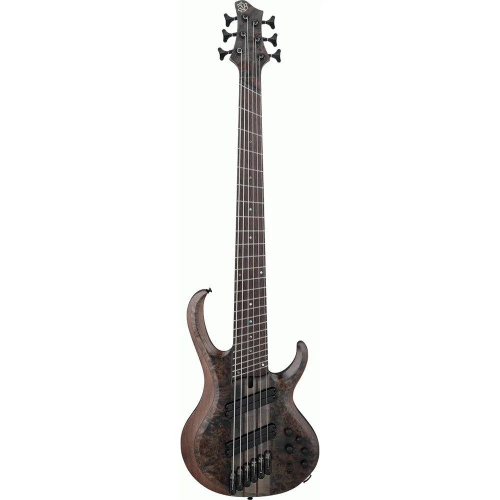 Ibanez BTB806MS TGF 6-String Electric Bass inc Hard Case (Transparent Gray Flat)