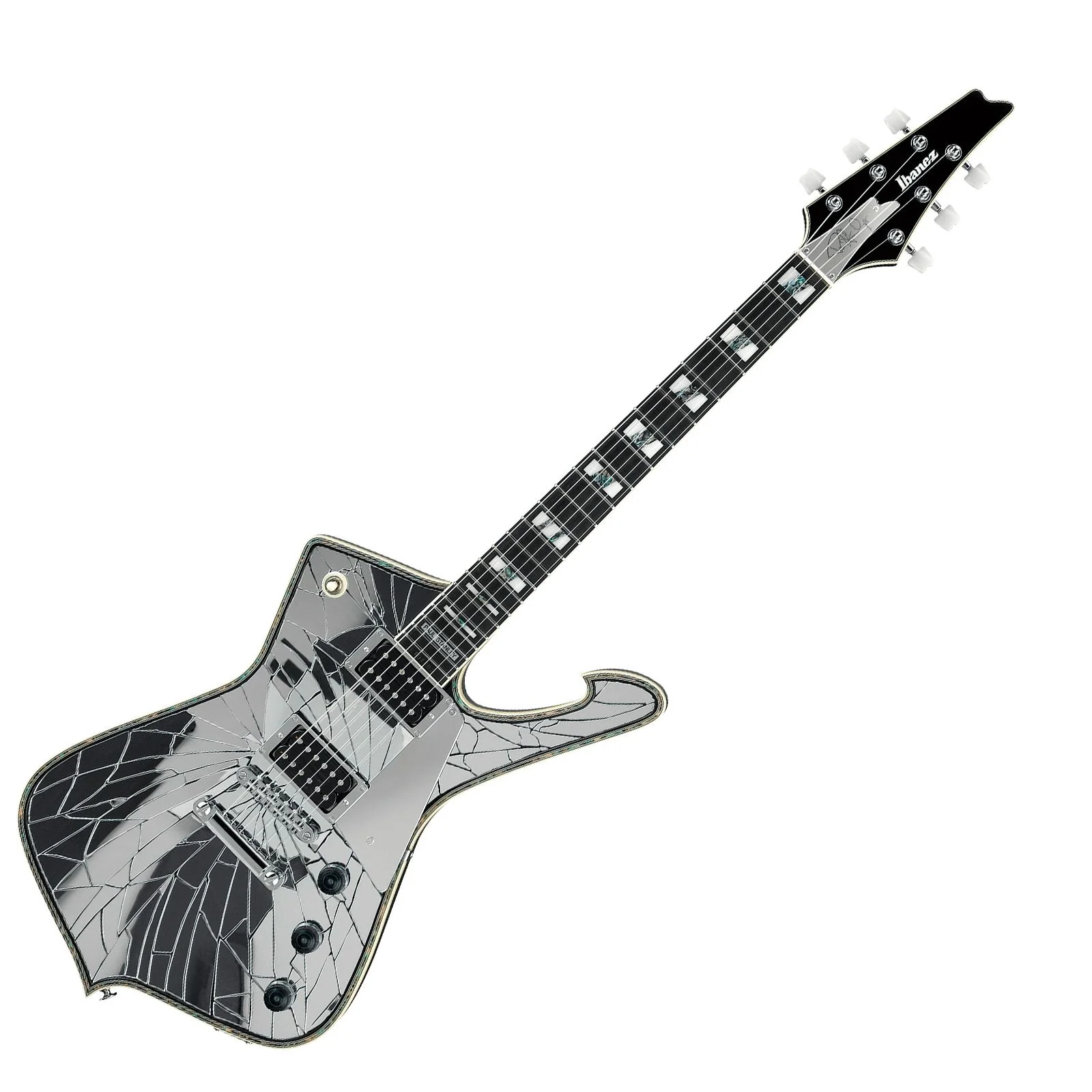Ibanez PS1 CM Paul Stanley Signature (Cracked Mirror) w/ Hardshell Case
