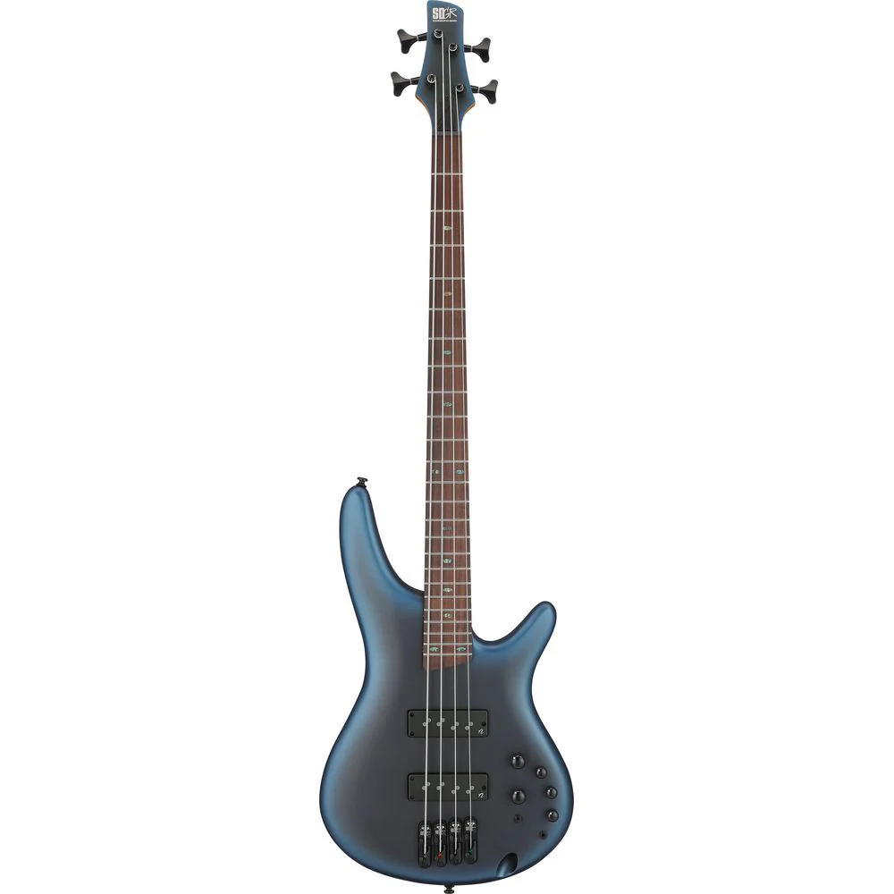Ibanez SR500N Electric Bass Guitar (Midnight Arctic Ocean Matte)