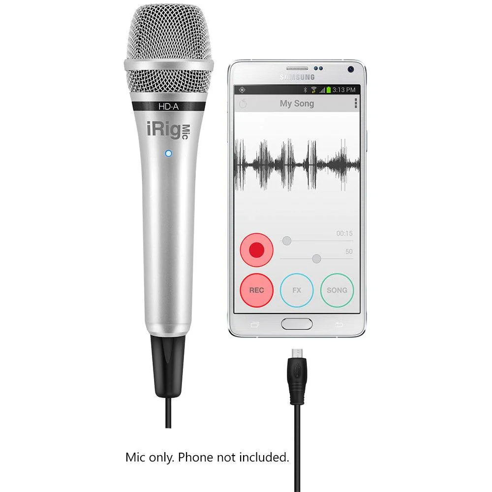 IK Multimedia iRig Mic HD-A Handheld Mic for Android