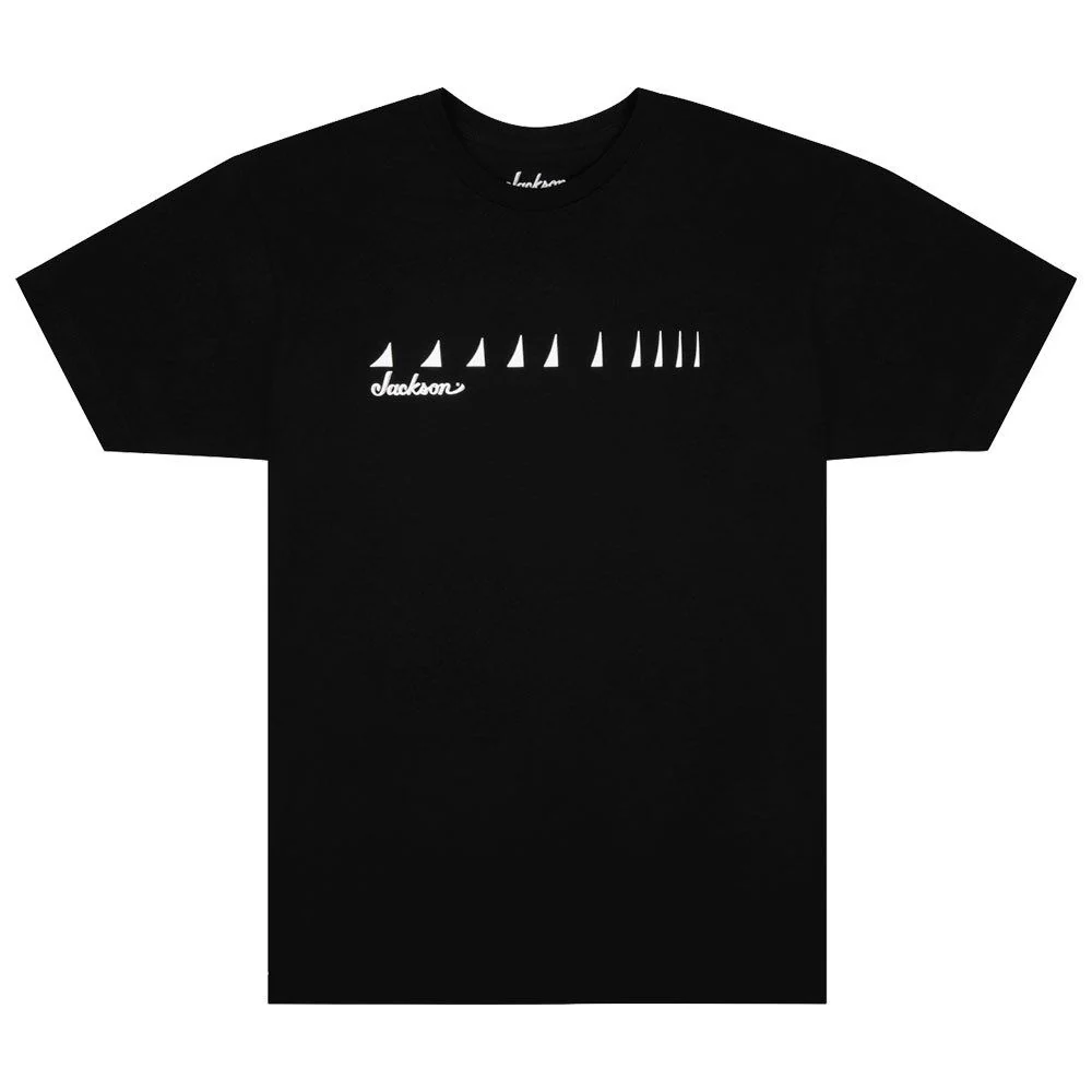 Jackson Shark Fin Neck T-Shirt (Black) Small