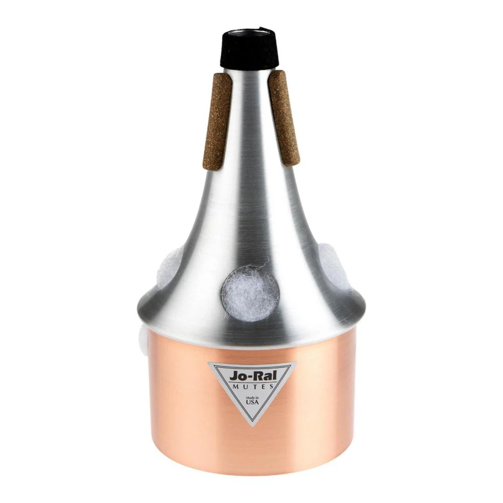 Jo-Ral Trumpet Bucket Mute - Aluminium with Copper Bottom