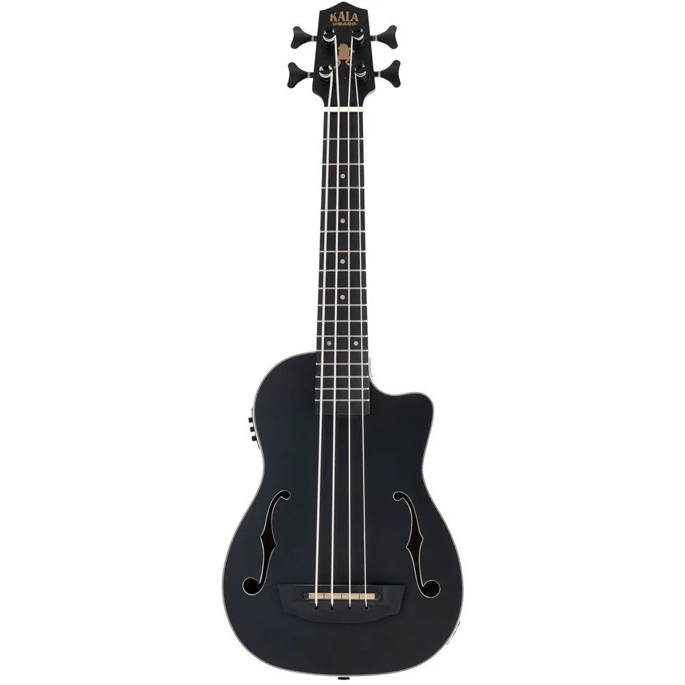 Kala UBASS-JYMN-BK-FS Black Journeyman Mahogany U-BASS inc Gig Bag