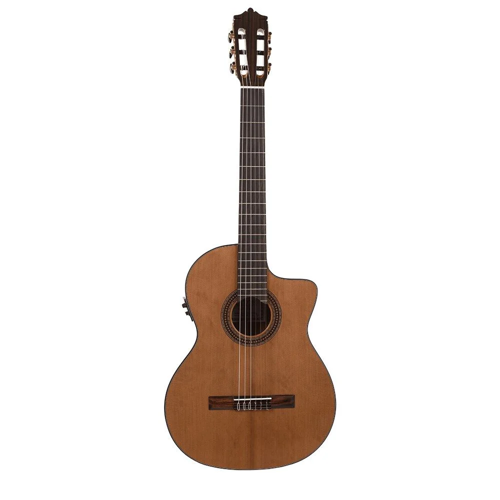 Katoh MCG40CEQ Classical Guitar w/ Solid Cedar Top Cutaway & Pickup